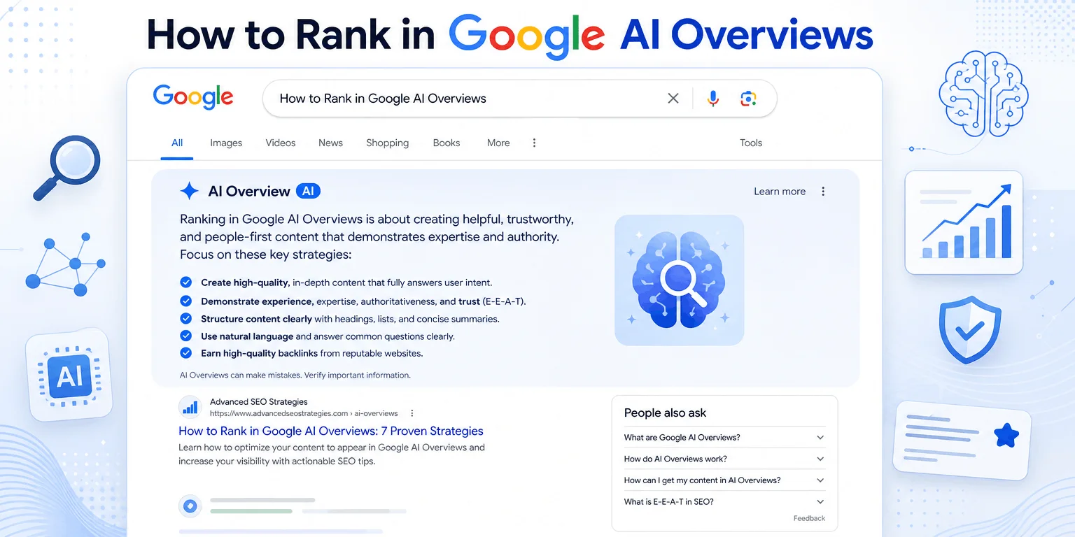How to Rank in Google AI Overviews: 2026 Practical Guide